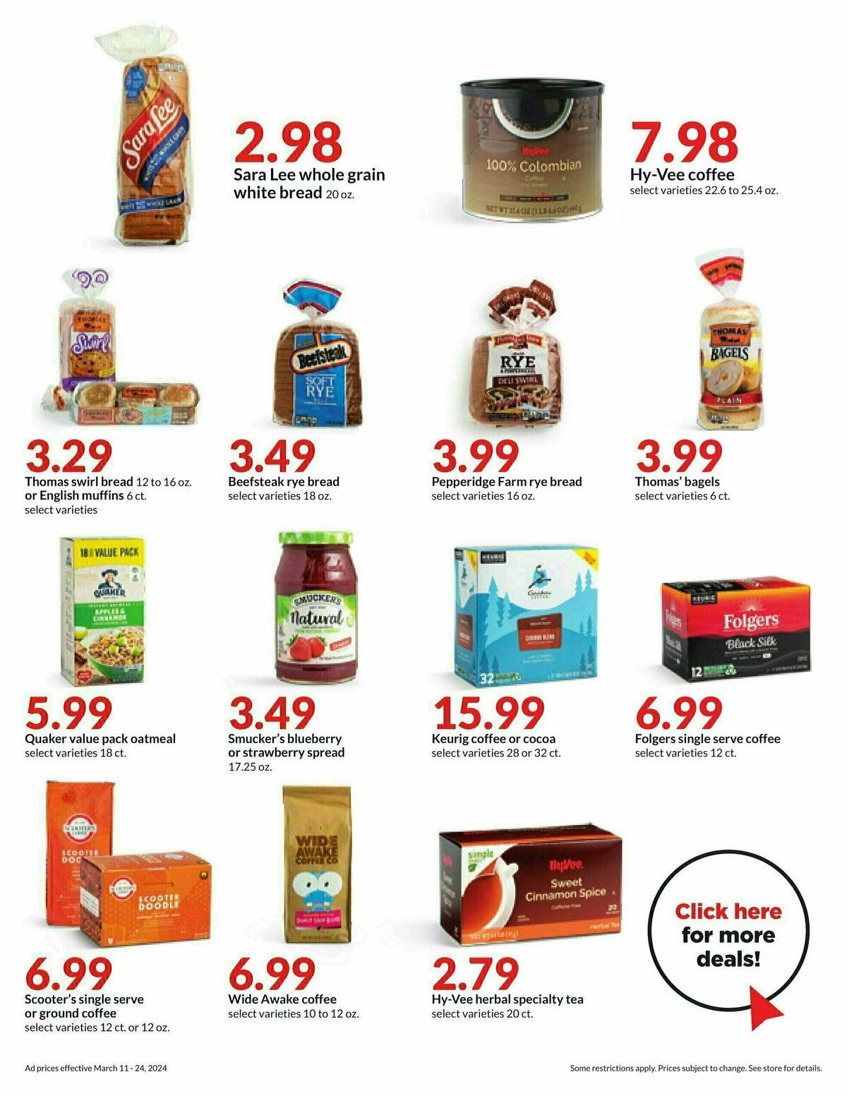 Hy-Vee Hot Deals 2 Weekly Ad from March 11