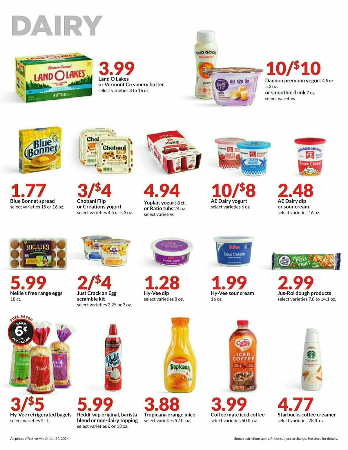 Hy-Vee Hot Deals 2 Weekly Ad from March 11