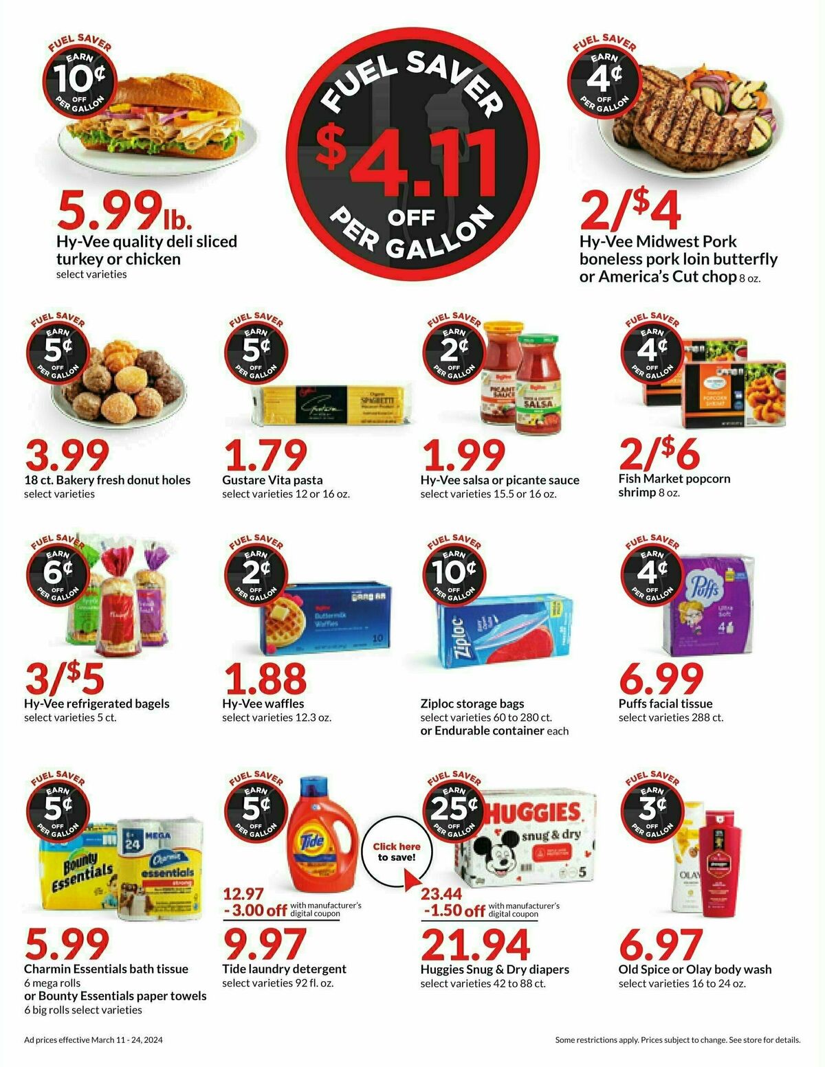 Hy-Vee Hot Deals 2 Weekly Ad from March 11