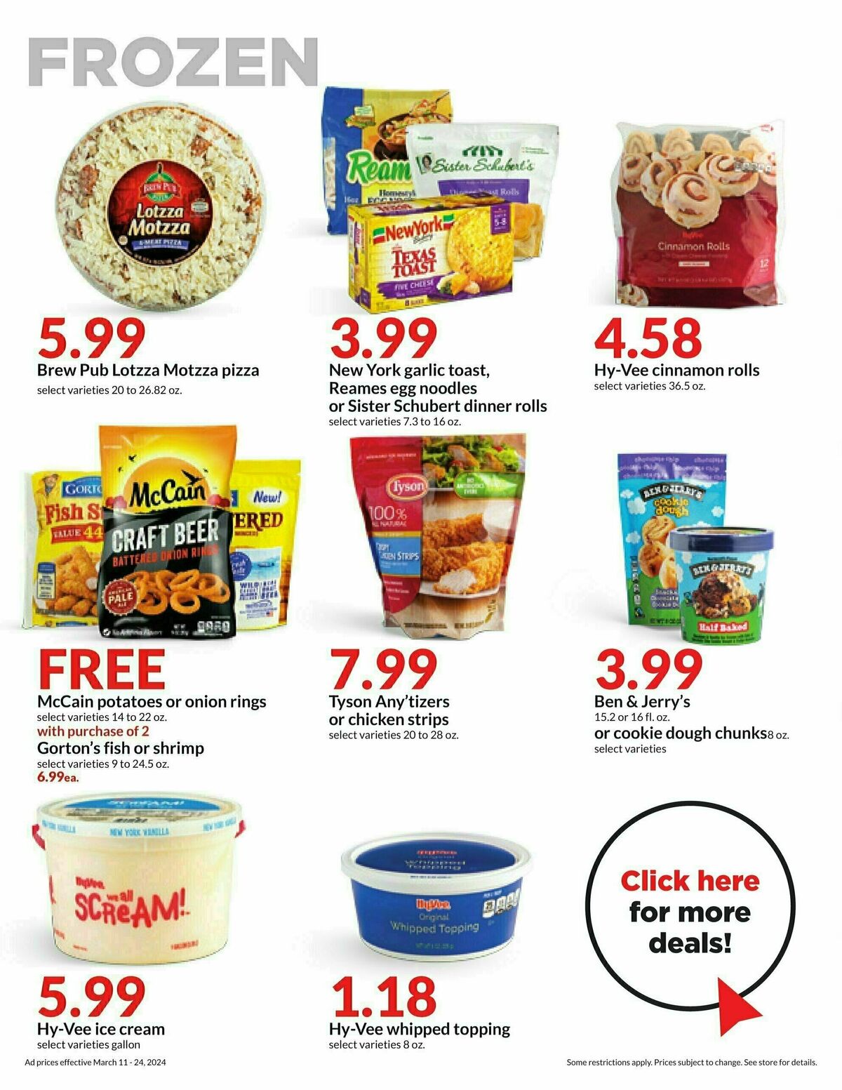 Hy-Vee Hot Deals 2 Weekly Ad from March 11