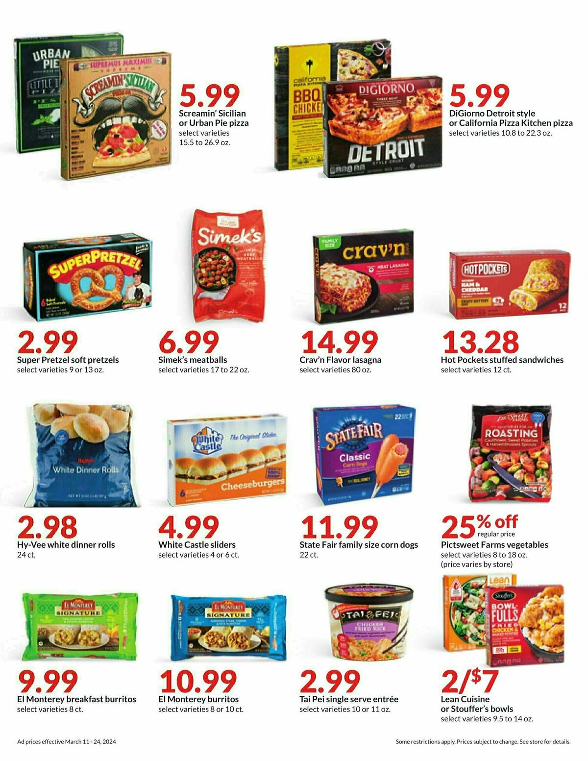 Hy-Vee Hot Deals 2 Weekly Ad from March 11