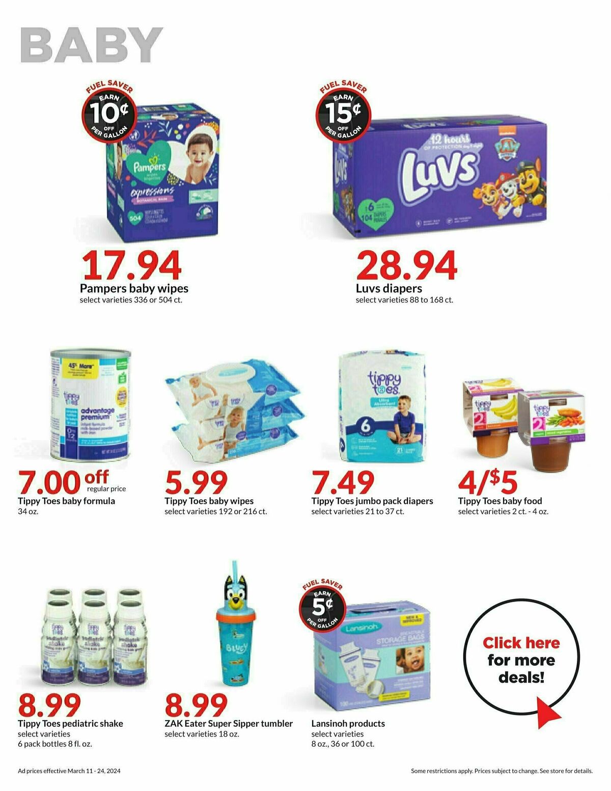 Hy-Vee Hot Deals 2 Weekly Ad from March 11