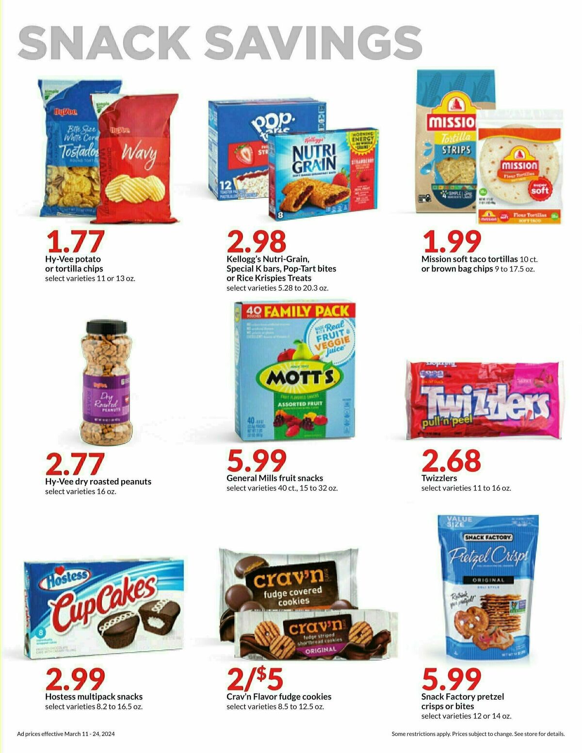 Hy-Vee Hot Deals 2 Weekly Ad from March 11