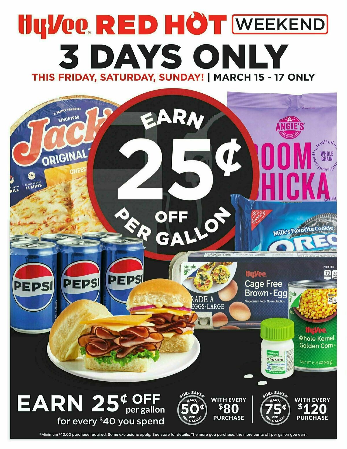 Hy-Vee 3 Days Only Weekly Ad from March 15