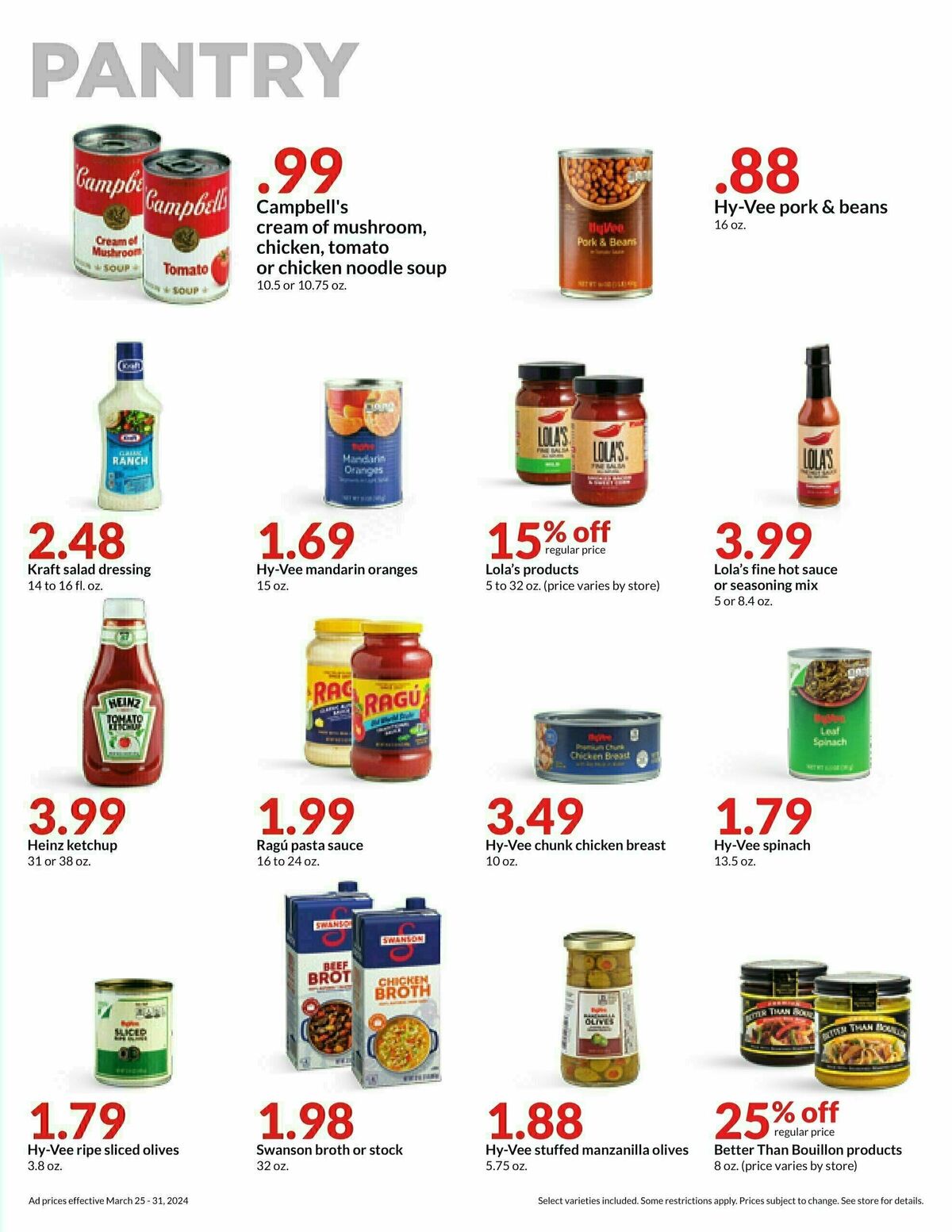 Hy-Vee Weekly Ad from March 25