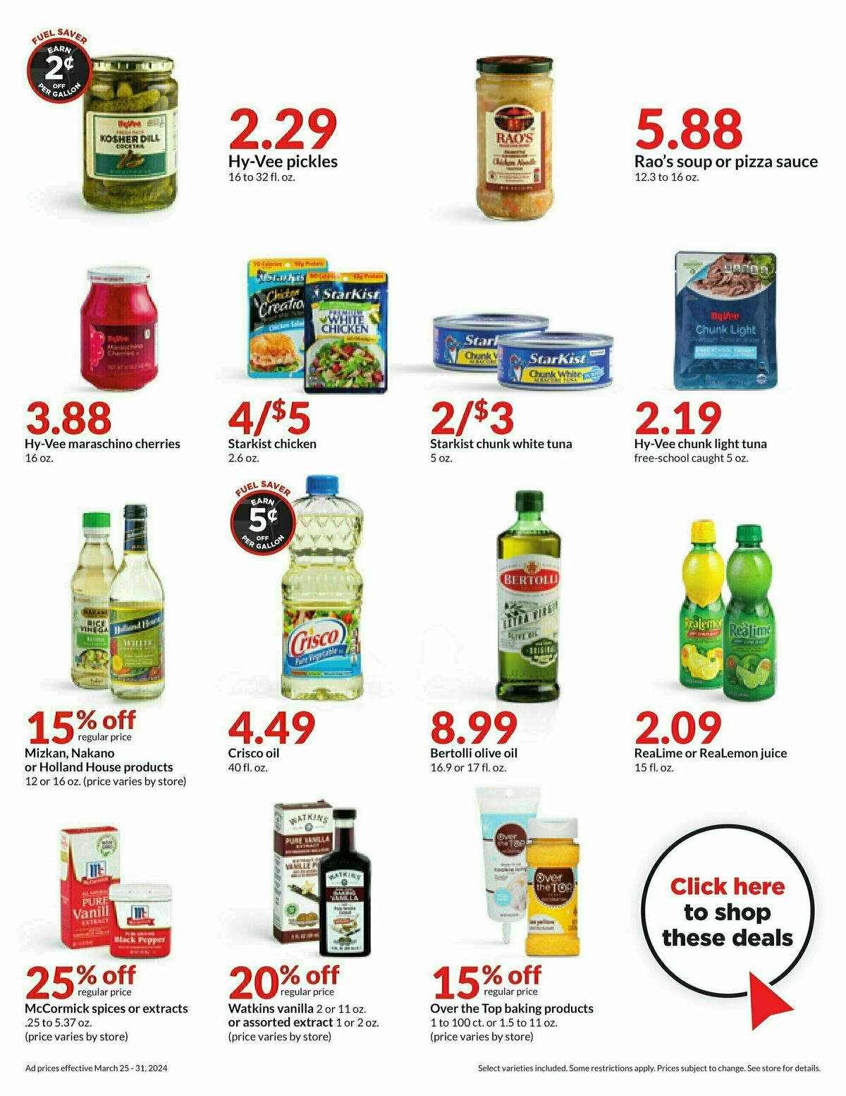 Hy-Vee Weekly Ad from March 25