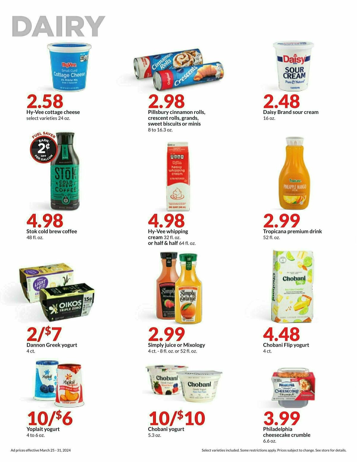 Hy-Vee Weekly Ad from March 25