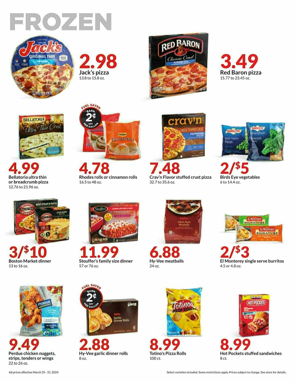 Hy-Vee Weekly Ad from March 25