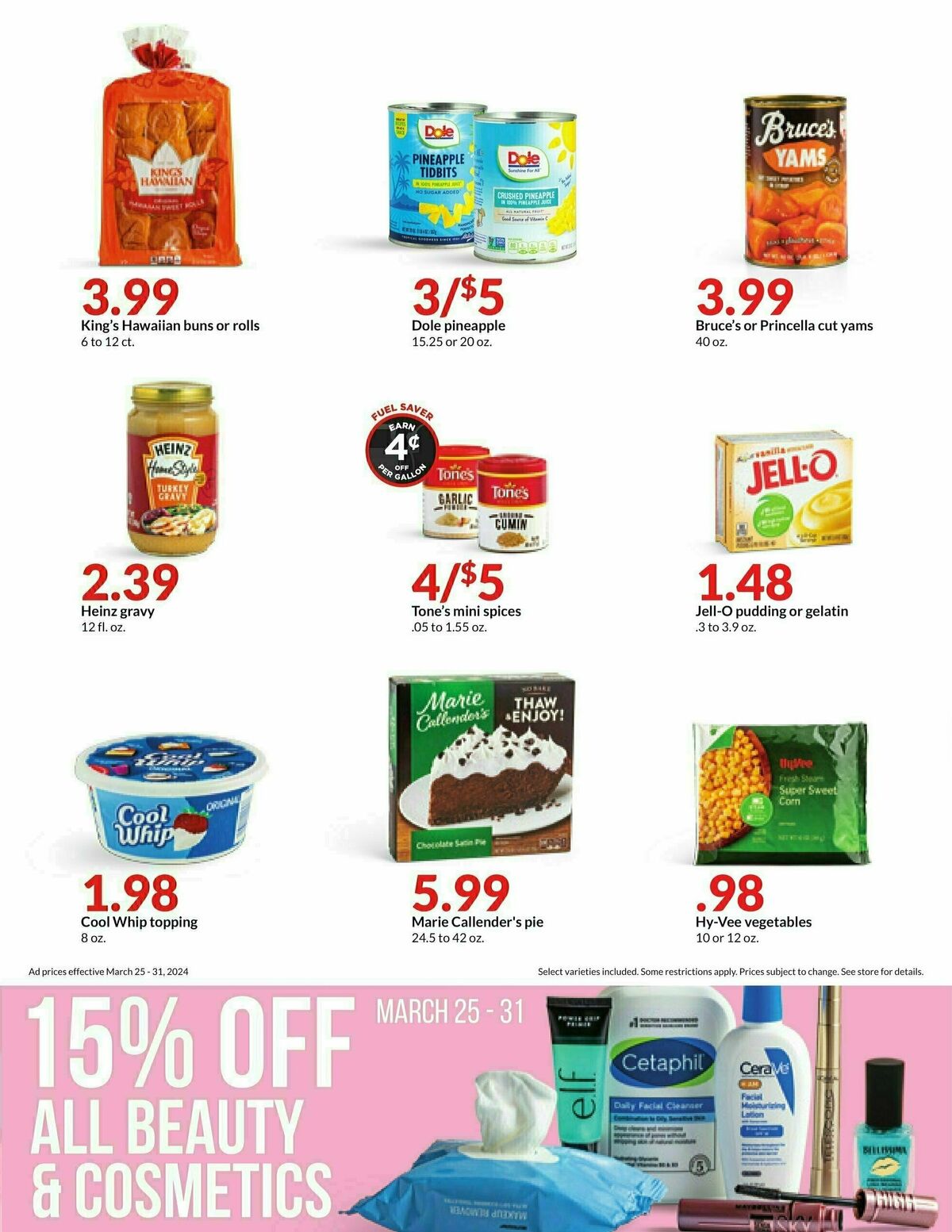 Hy-Vee Weekly Ad from March 25