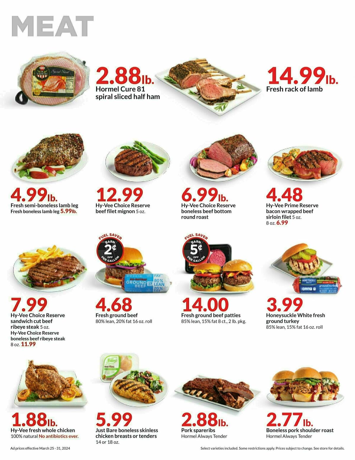 Hy-Vee Weekly Ad from March 25