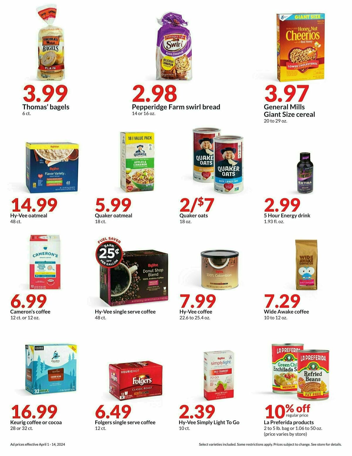 Hy-Vee 2 Week Ad Weekly Ad from April 1