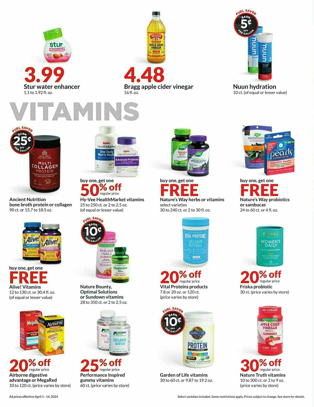 Hy-Vee 2 Week Ad Weekly Ad from April 1