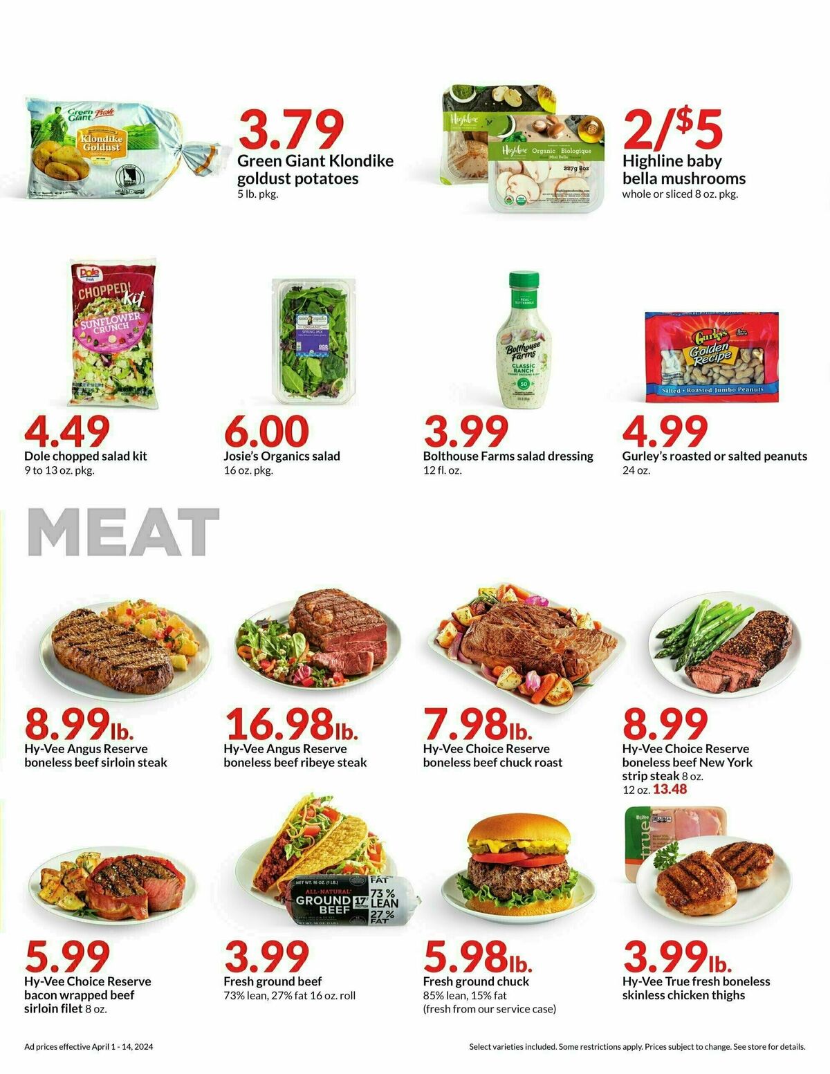 Hy-Vee 2 Week Ad Weekly Ad from April 1