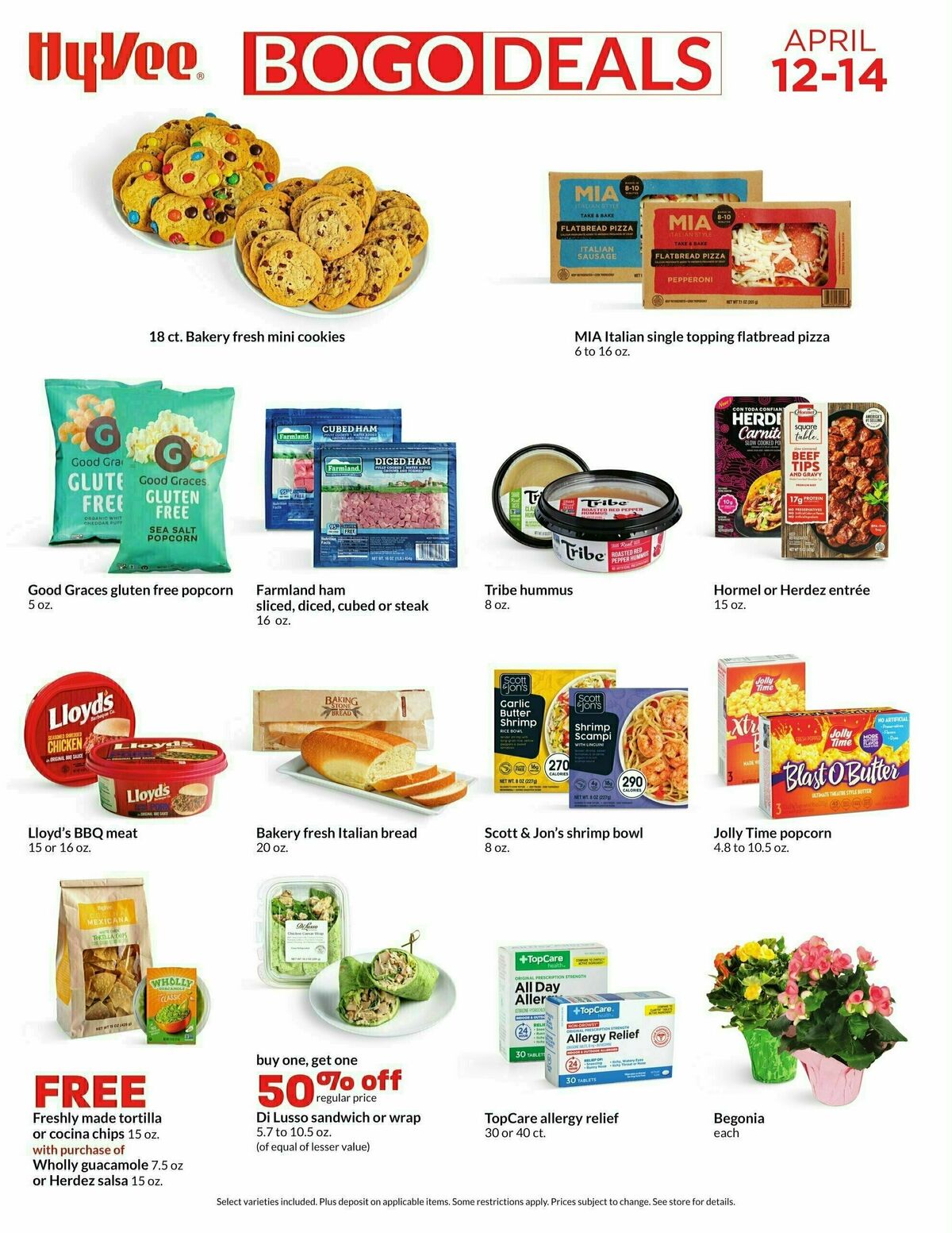 Hy-Vee BOGO Weekly Ad from April 12