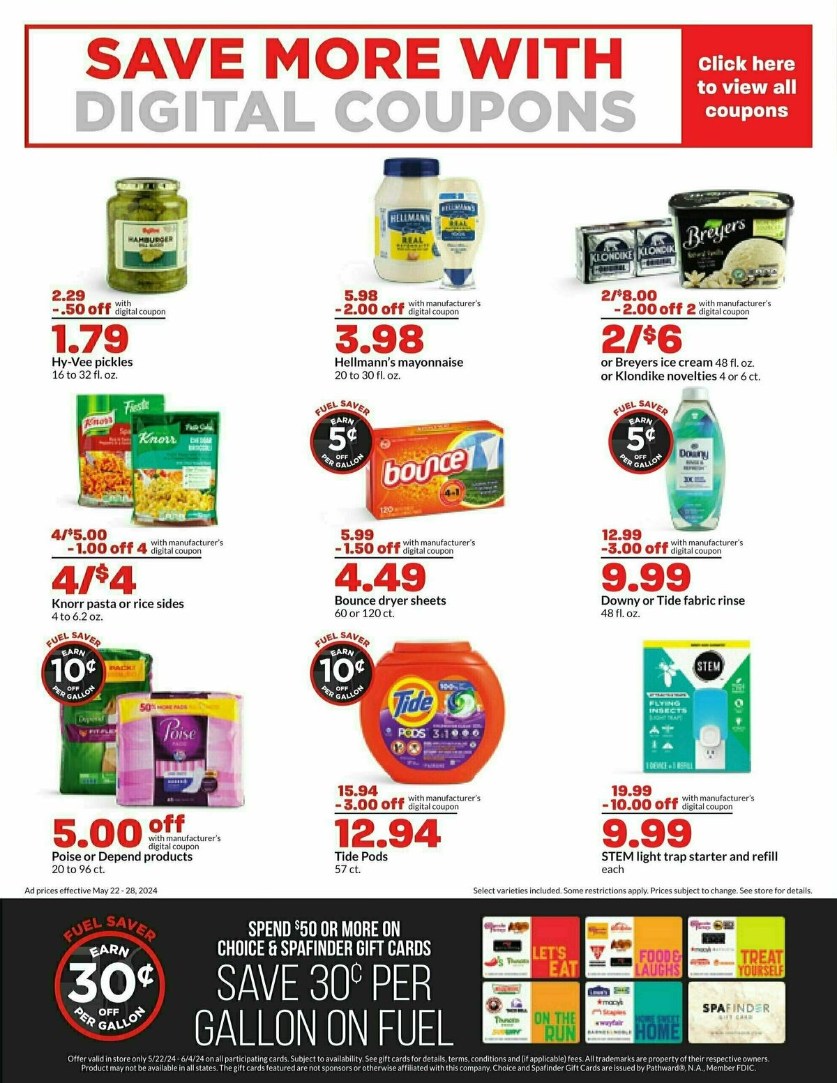 Hy-Vee Weekly Ad from May 22