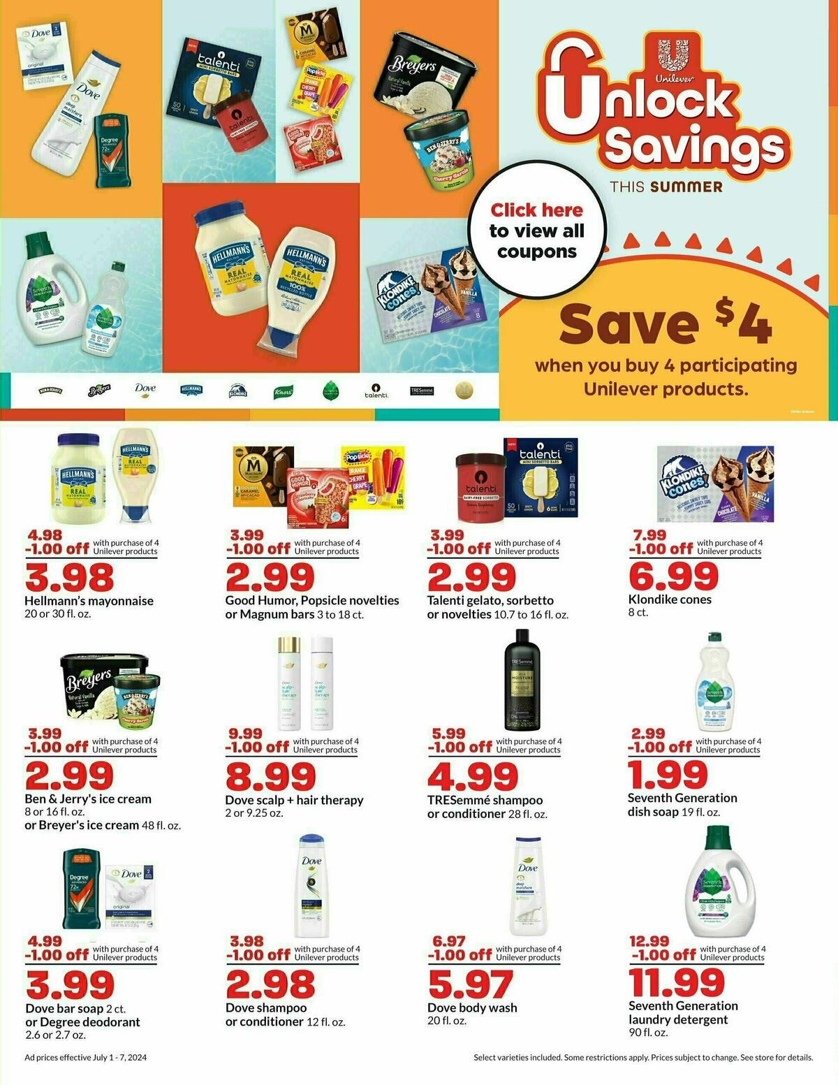 Hy-Vee Weekly Ad from July 1