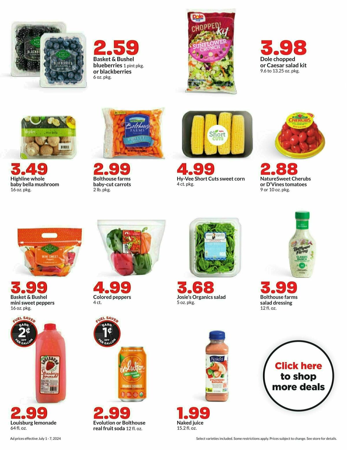 Hy-Vee Weekly Ad from July 1