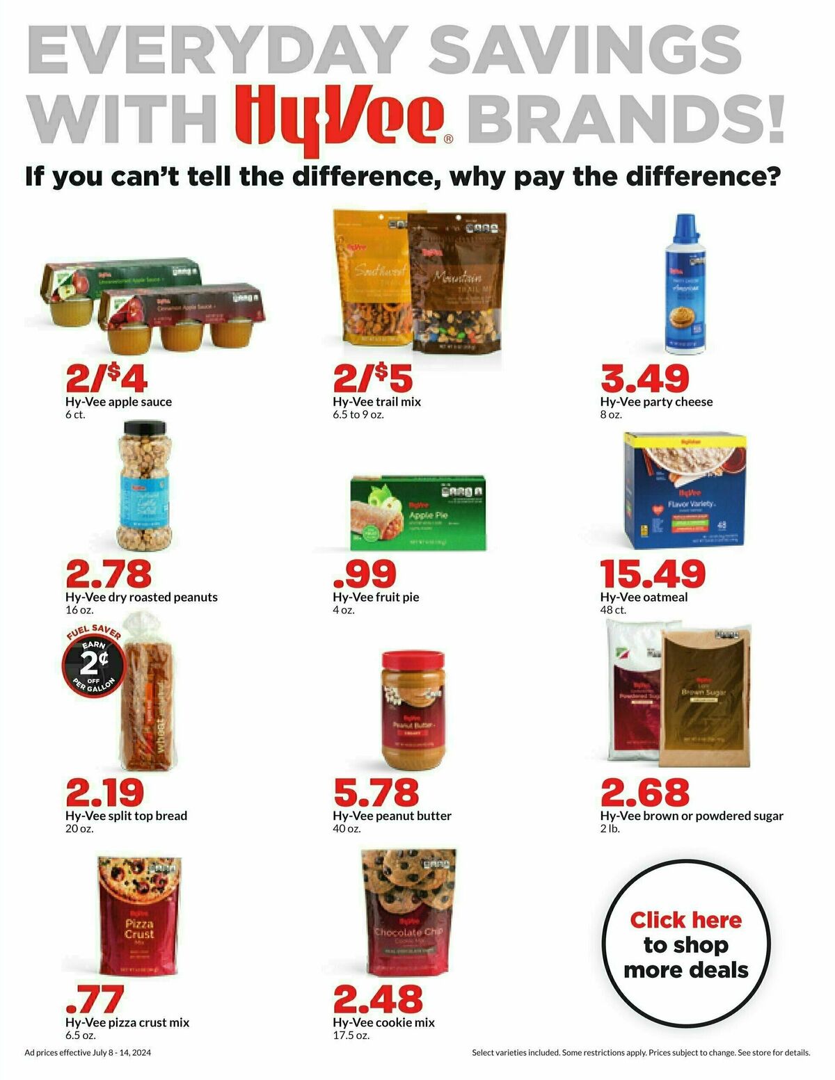 Hy-Vee Weekly Ad from July 8