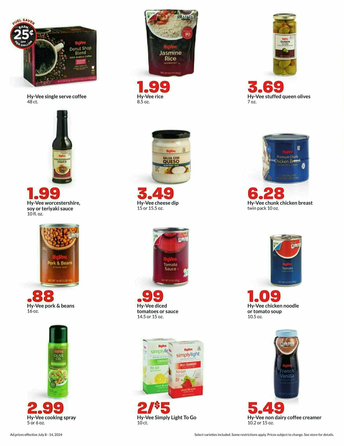 Hy-Vee Weekly Ad from July 8