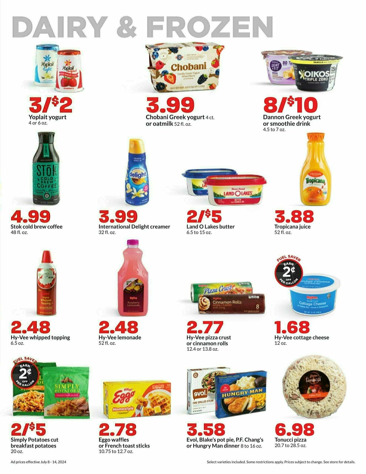 Hy-Vee Weekly Ad from July 8