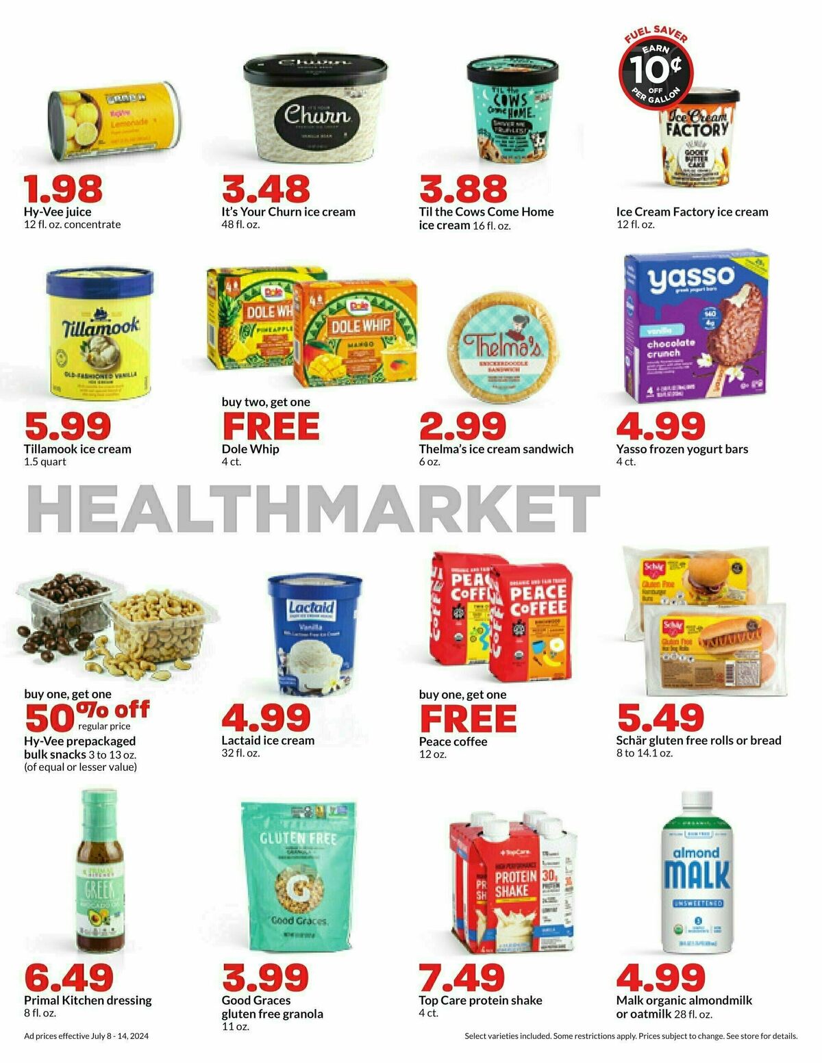 Hy-Vee Weekly Ad from July 8