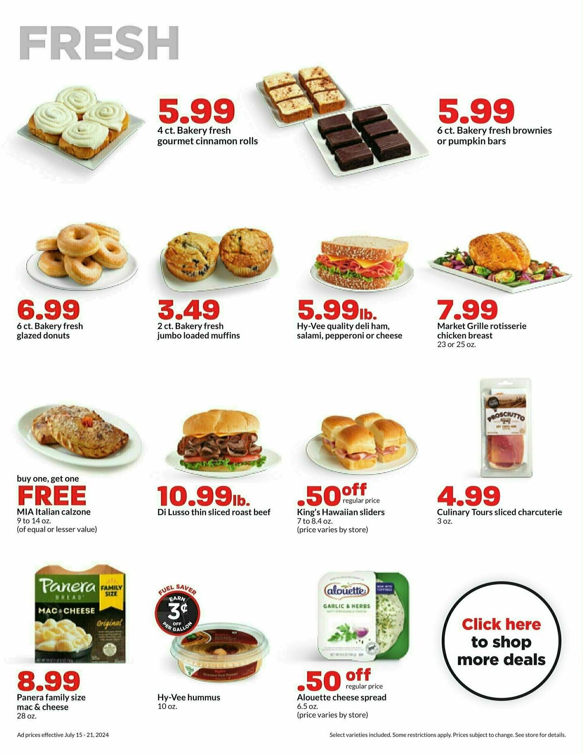 Hy-Vee Weekly Ad from July 15