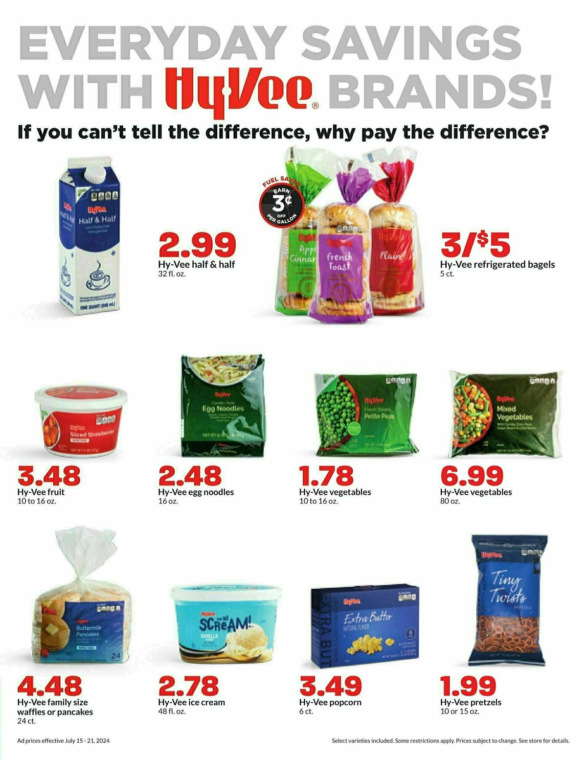 Hy-Vee Weekly Ad from July 15