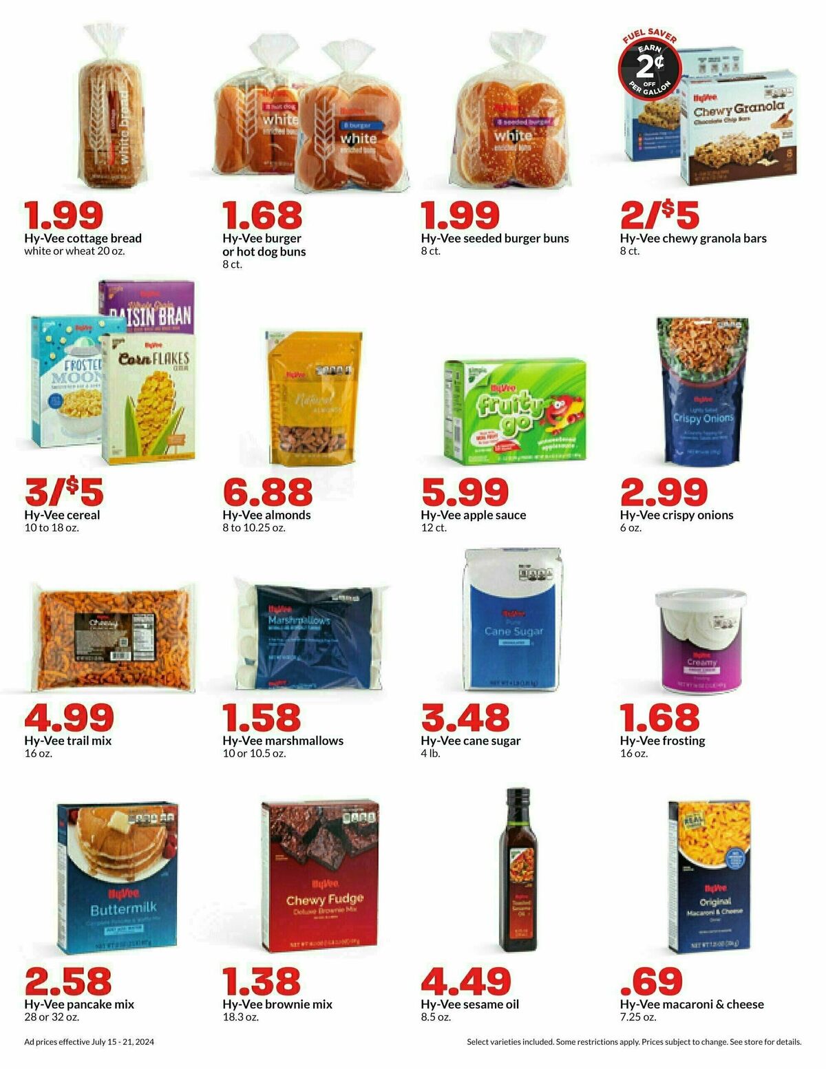 Hy-Vee Weekly Ad from July 15