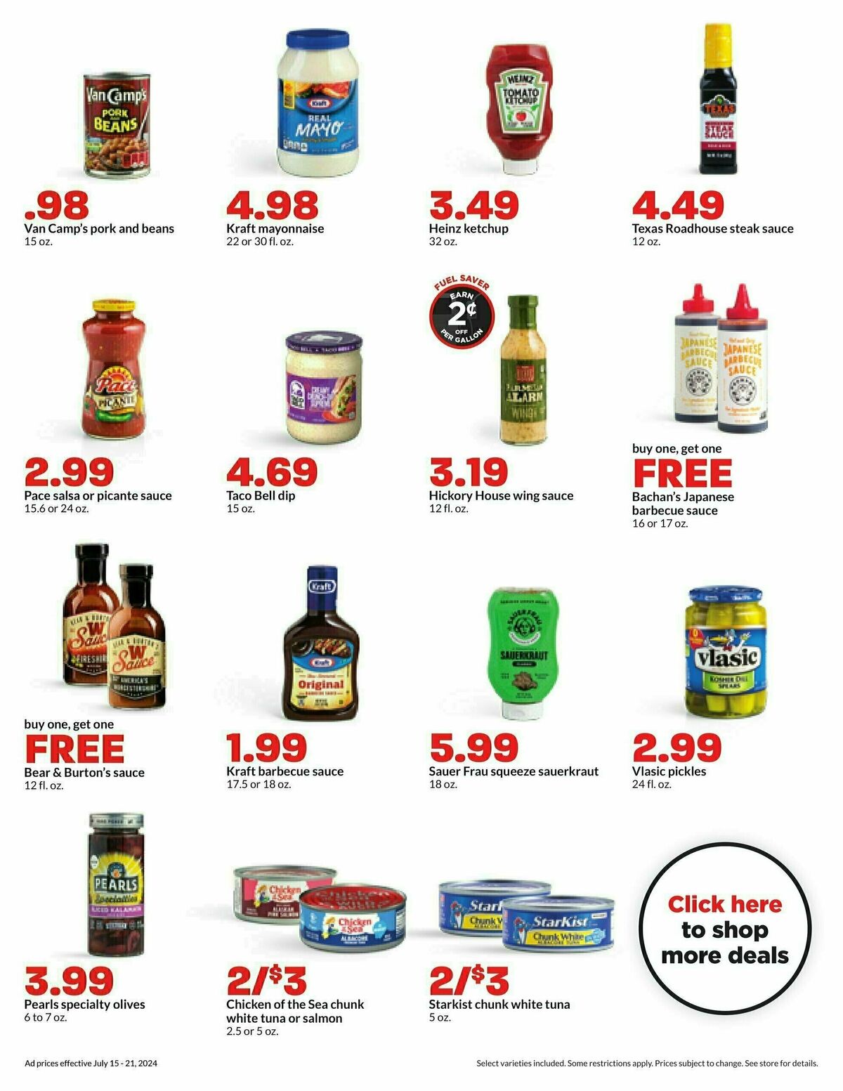 Hy-Vee Weekly Ad from July 15