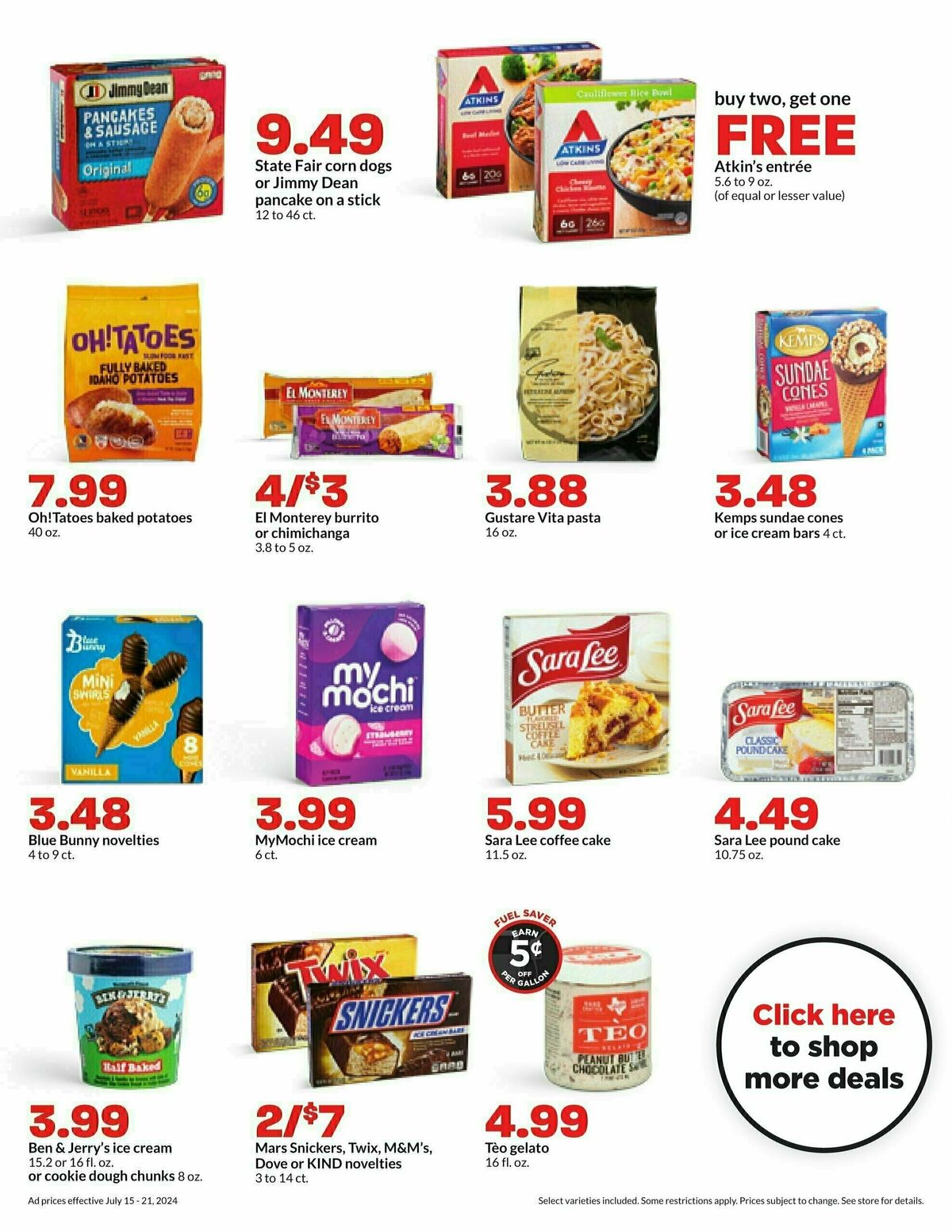 Hy-Vee Weekly Ad from July 15