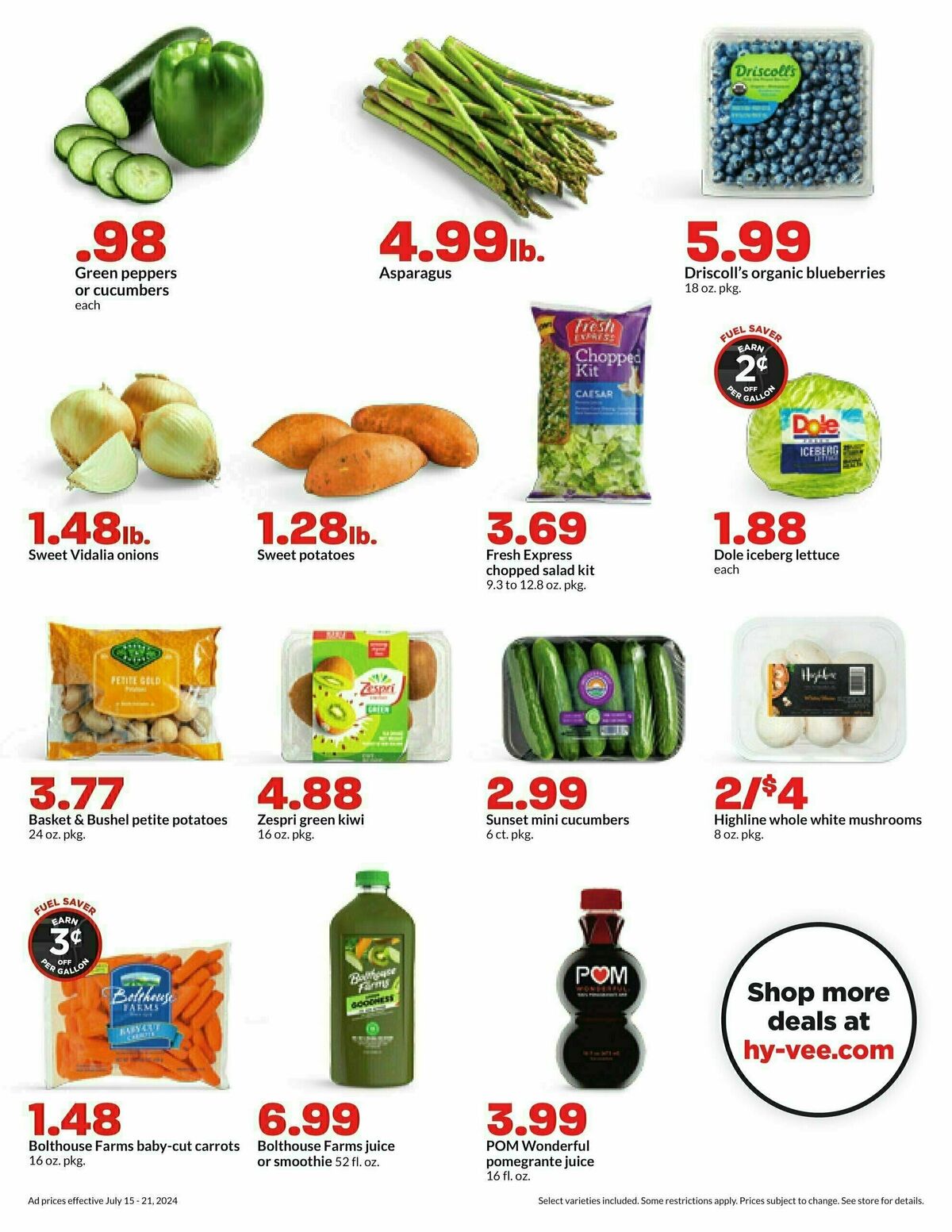 Hy-Vee Weekly Ad from July 15