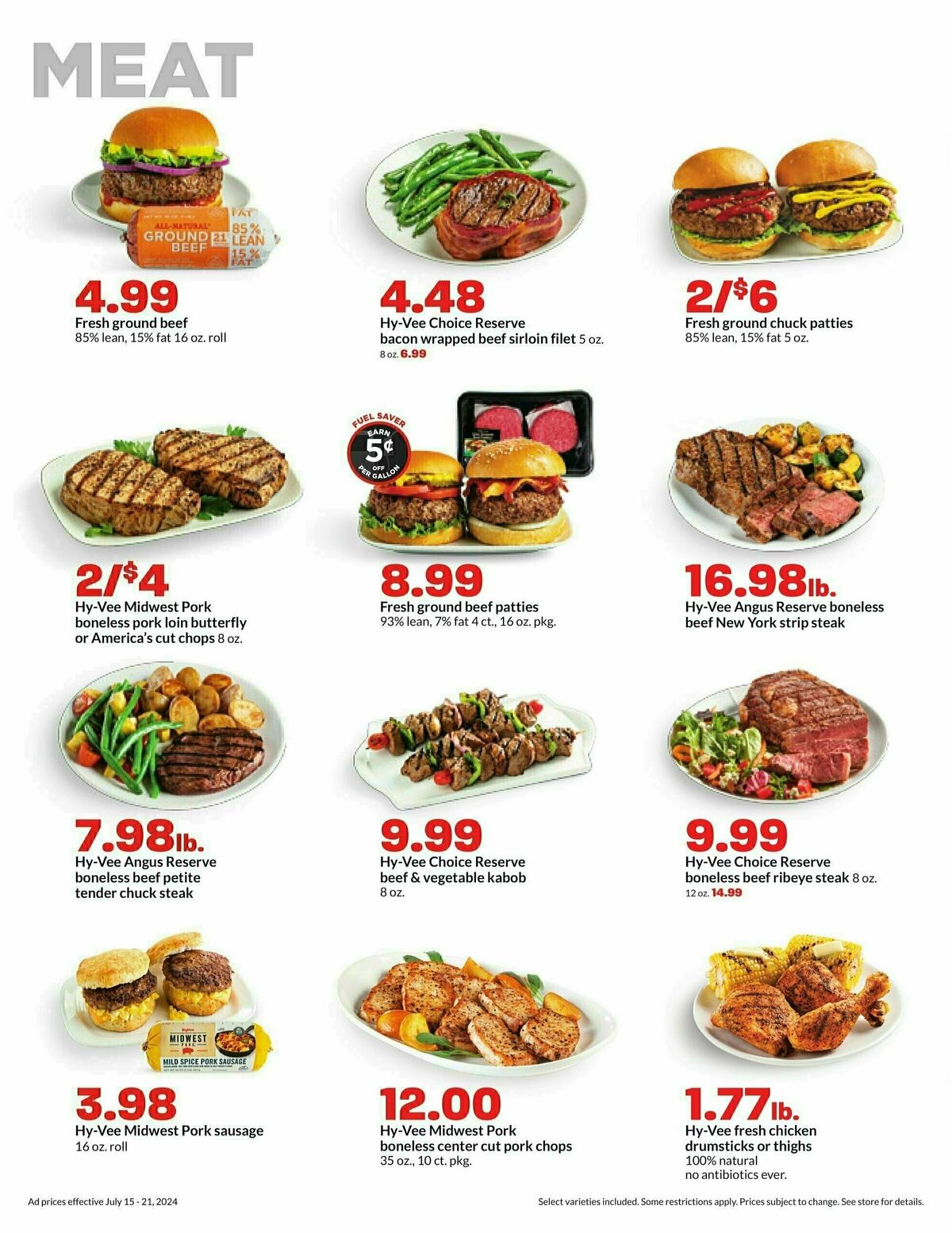 Hy-Vee Weekly Ad from July 15