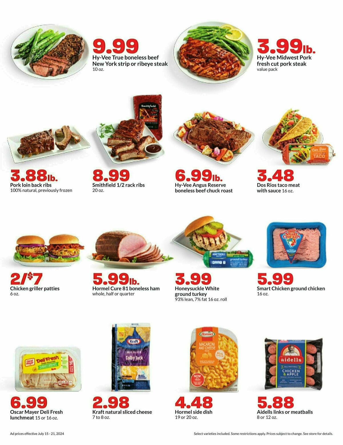 Hy-Vee Weekly Ad from July 15