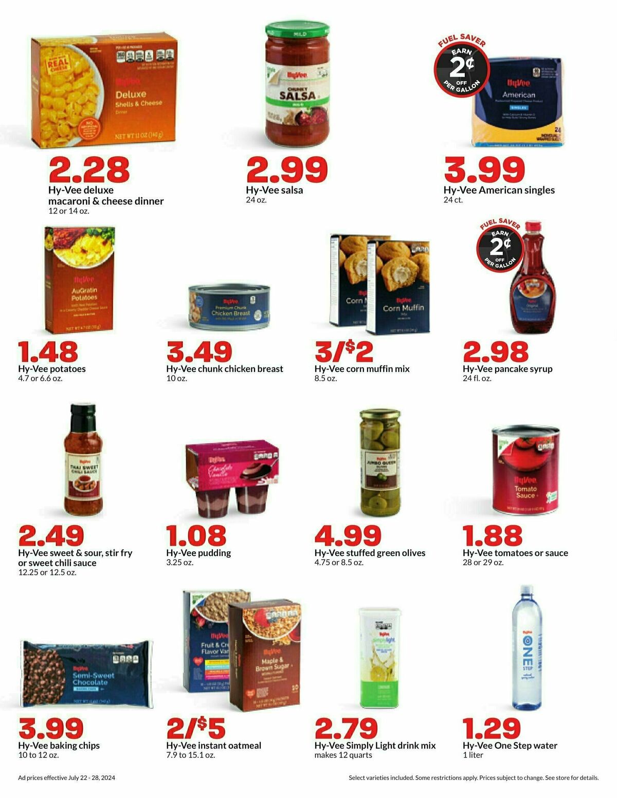 Hy-Vee Weekly Ad from July 22