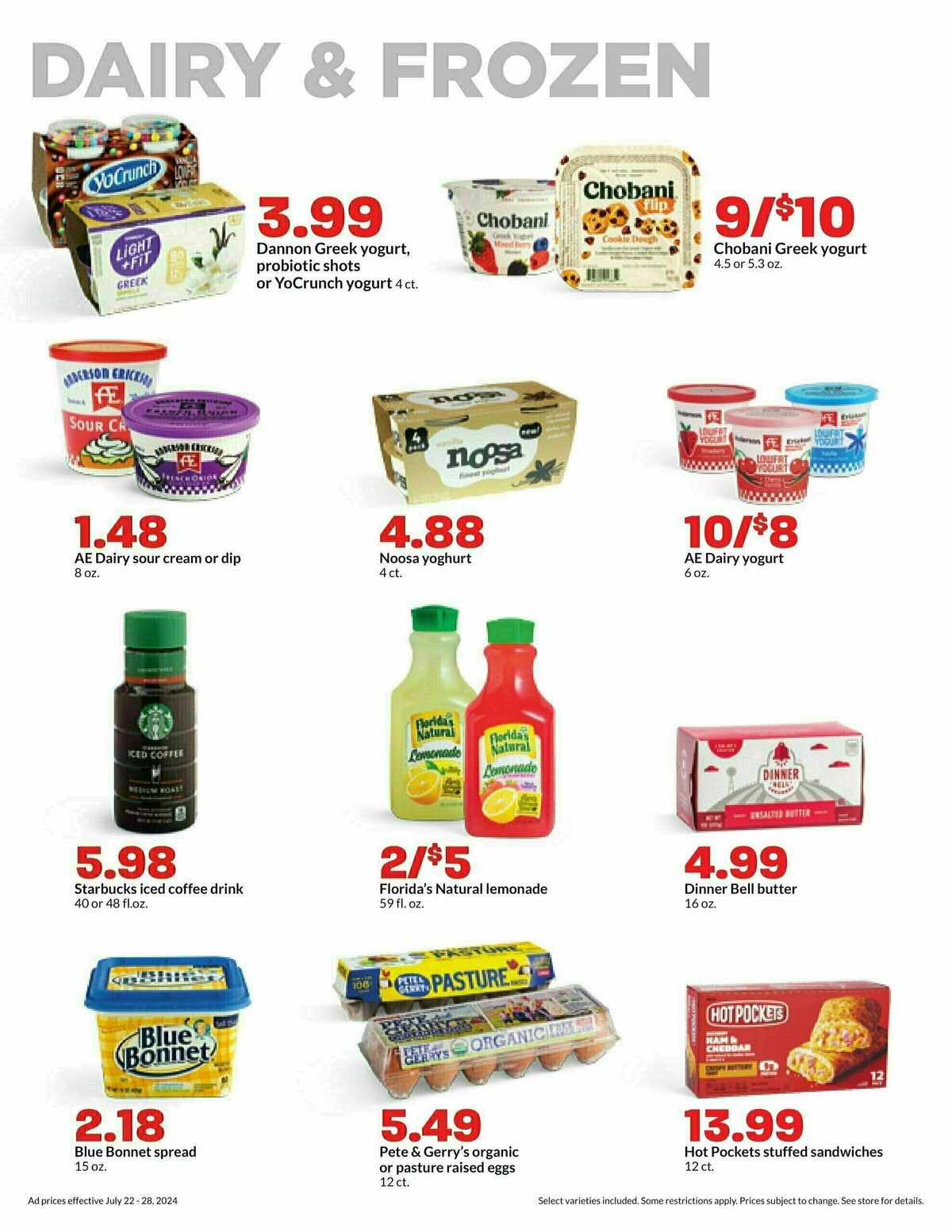 Hy-Vee Weekly Ad from July 22