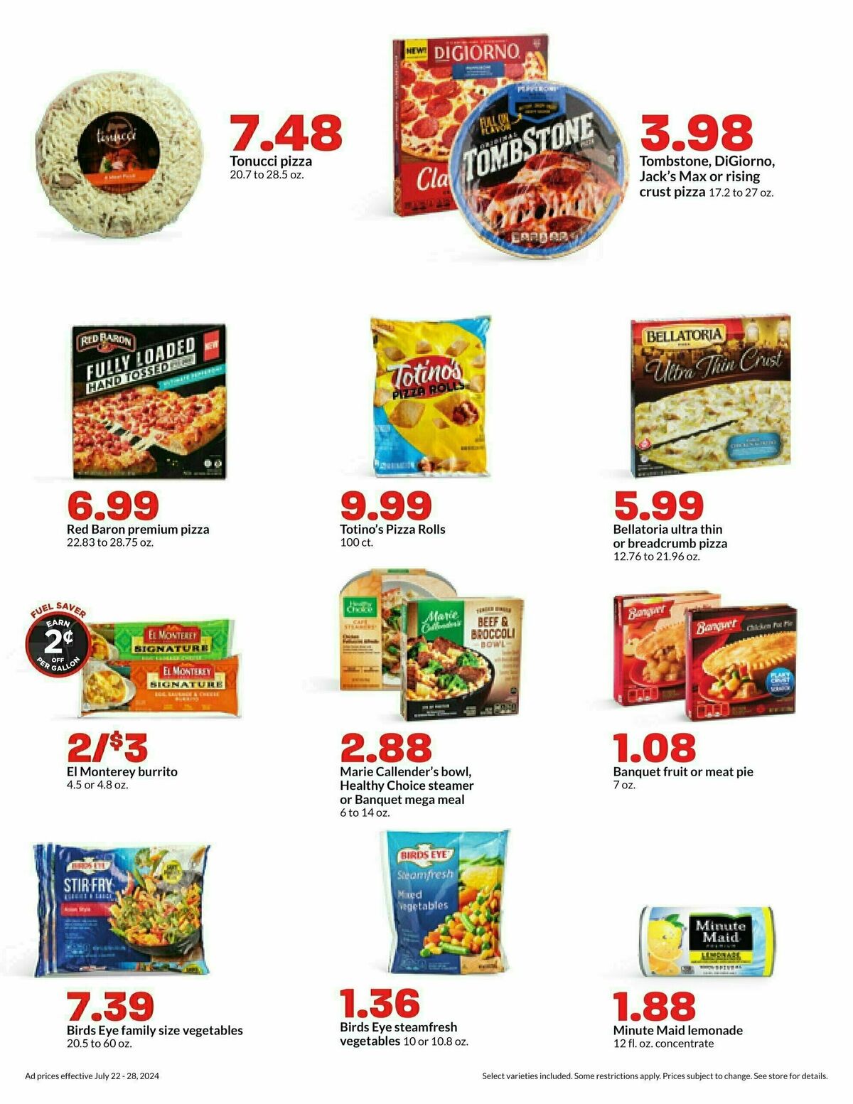 Hy-Vee Weekly Ad from July 22