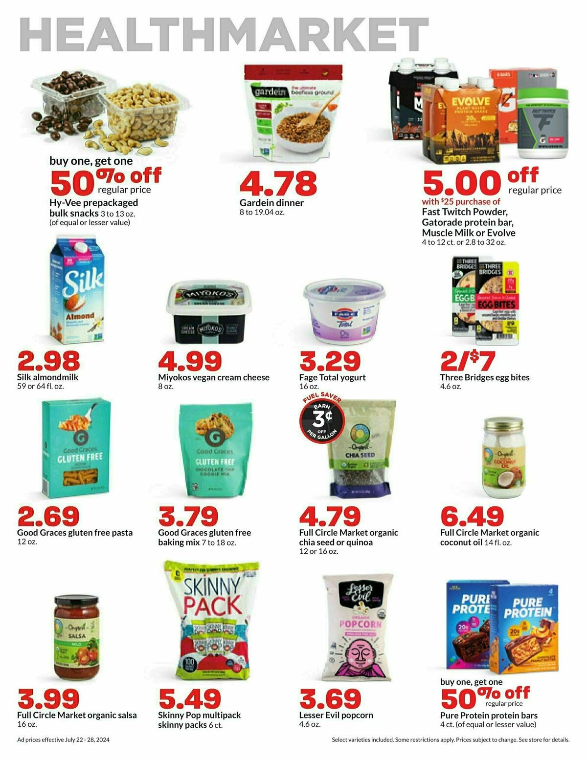 Hy-Vee Weekly Ad from July 22