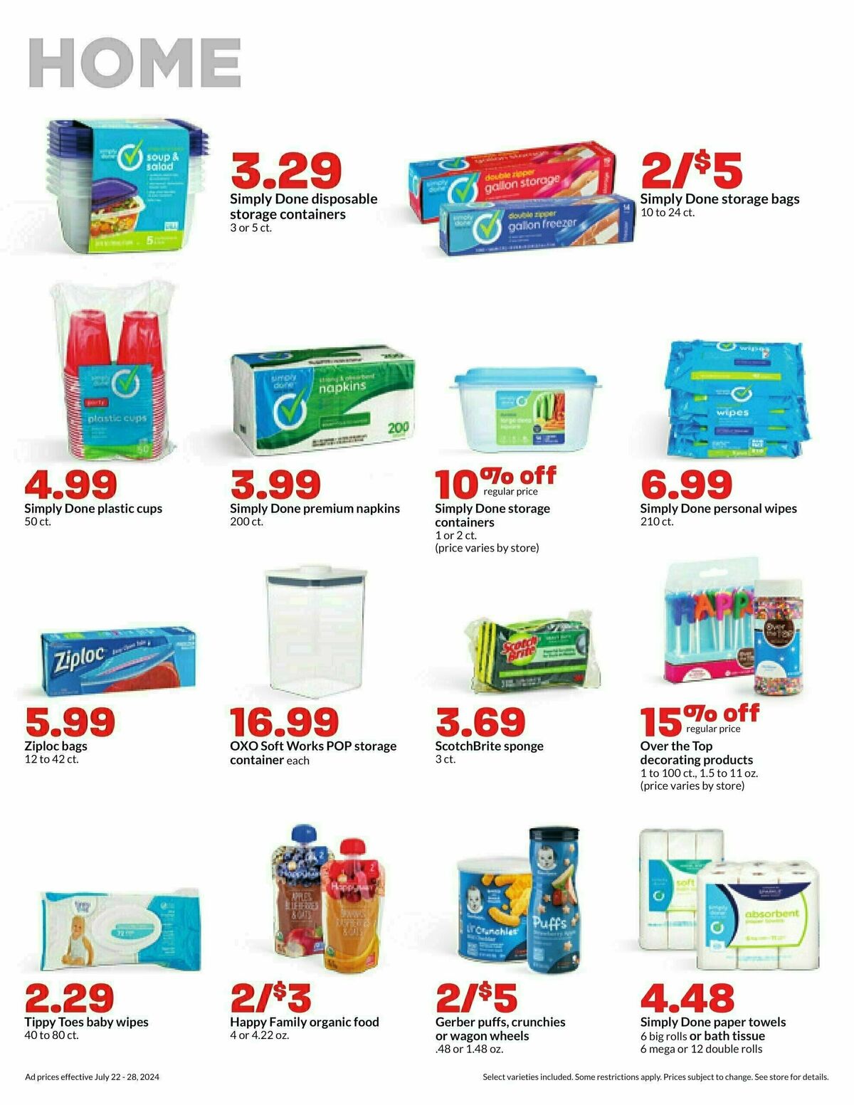 Hy-Vee Weekly Ad from July 22