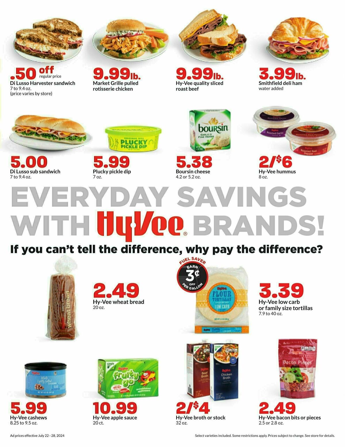 Hy-Vee Weekly Ad from July 22