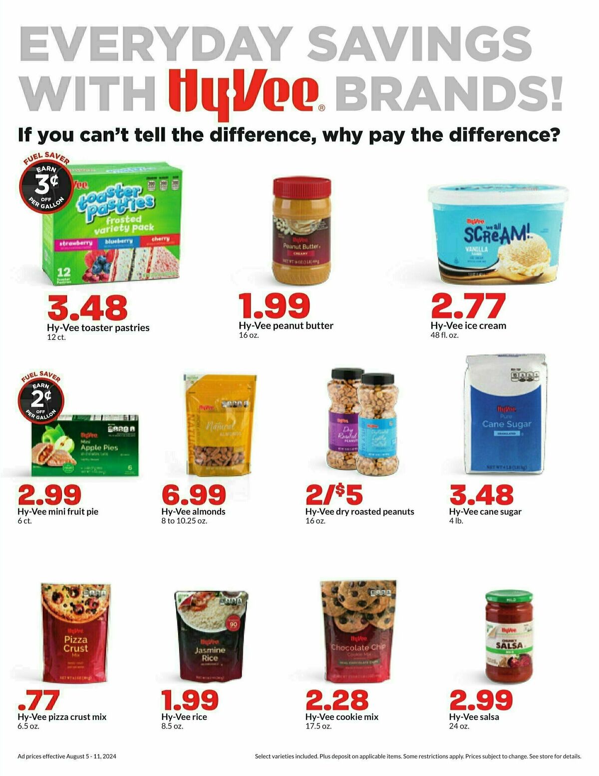 Hy-Vee Weekly Ad from August 5