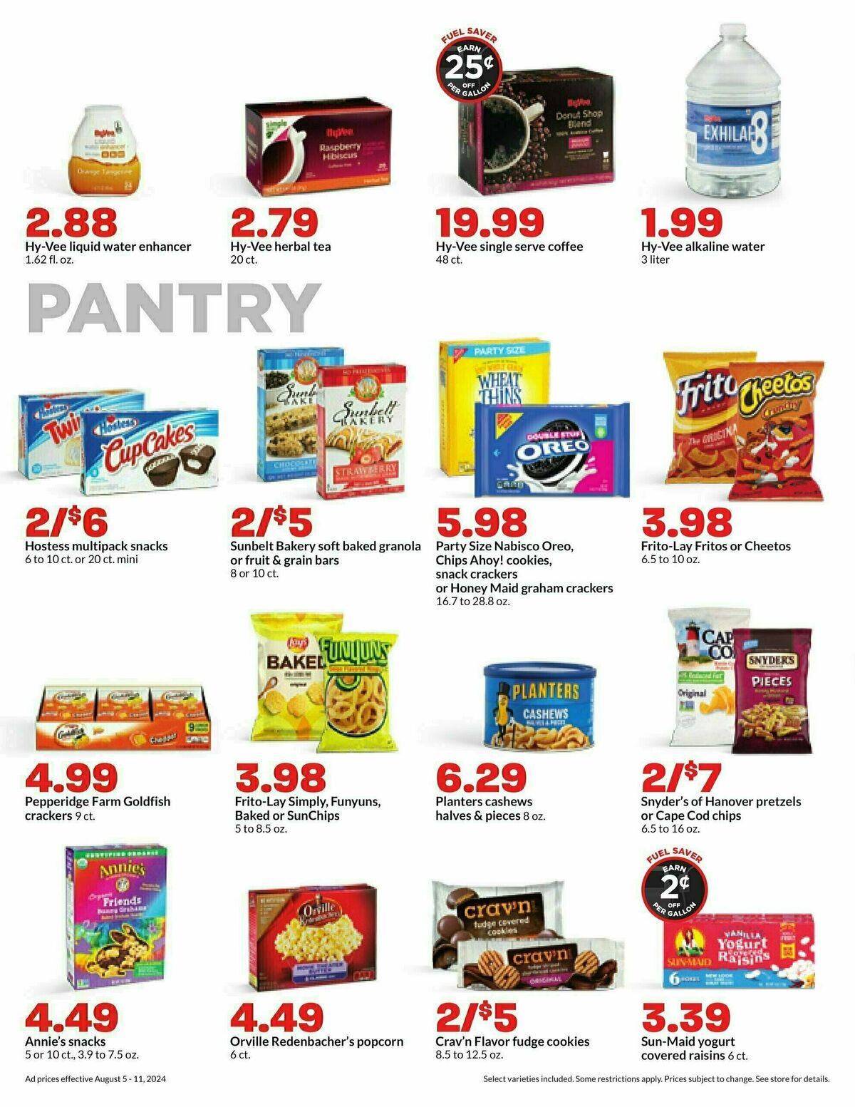 Hy-Vee Weekly Ad from August 5