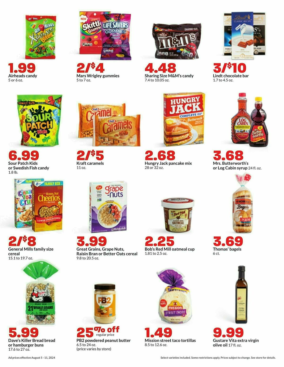 Hy-Vee Weekly Ad from August 5