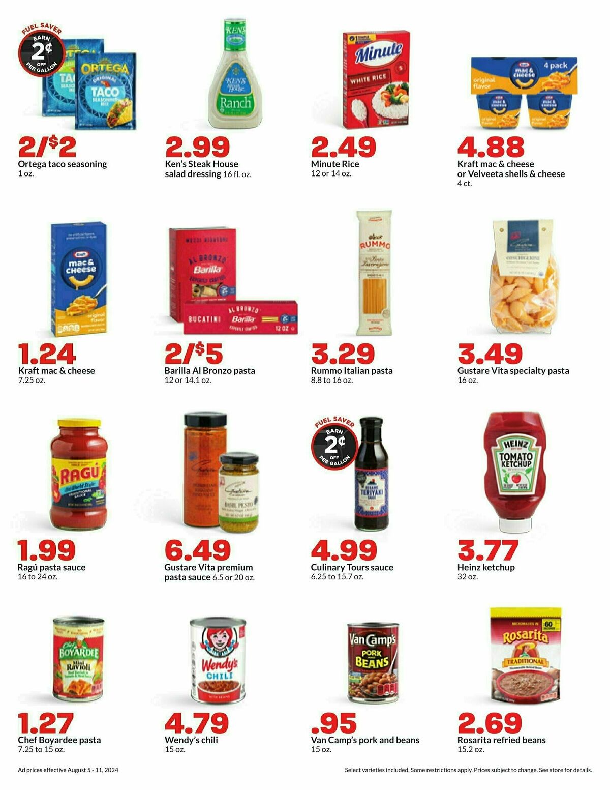 Hy-Vee Weekly Ad from August 5