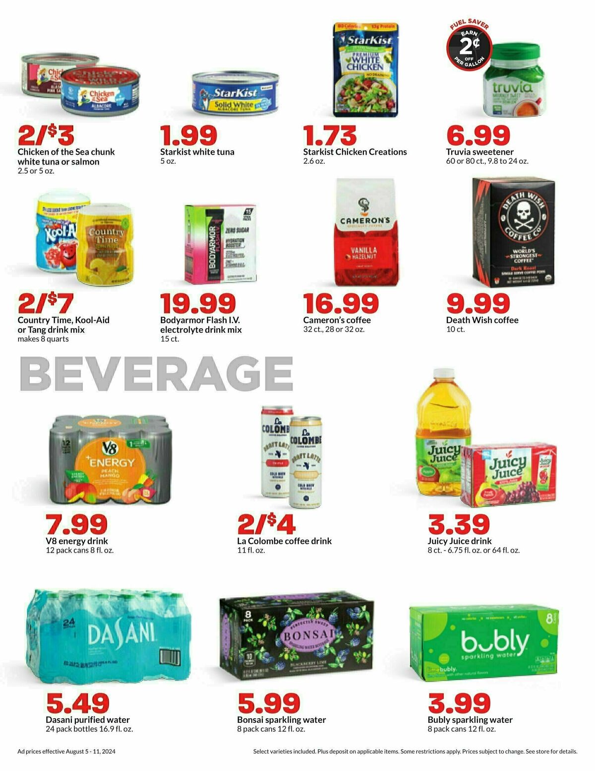 Hy-Vee Weekly Ad from August 5