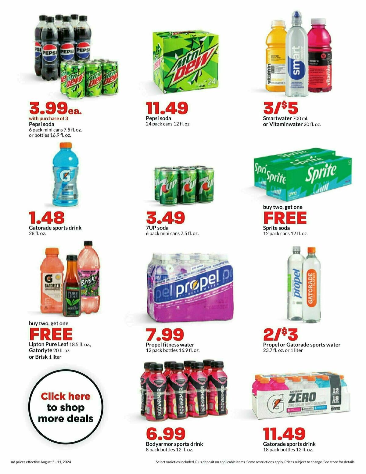 Hy-Vee Weekly Ad from August 5