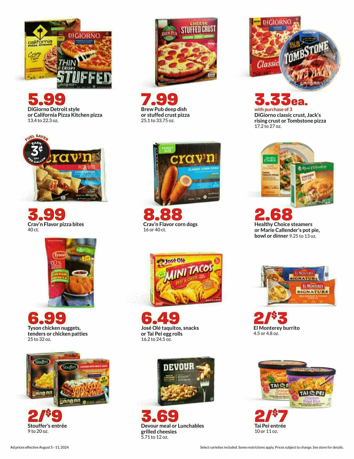 Hy-Vee Weekly Ad from August 5