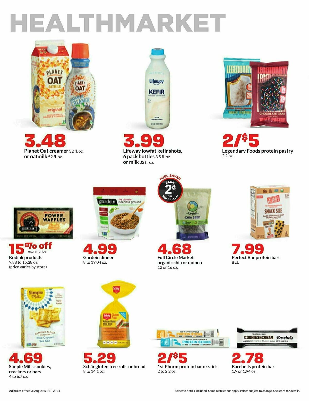 Hy-Vee Weekly Ad from August 5