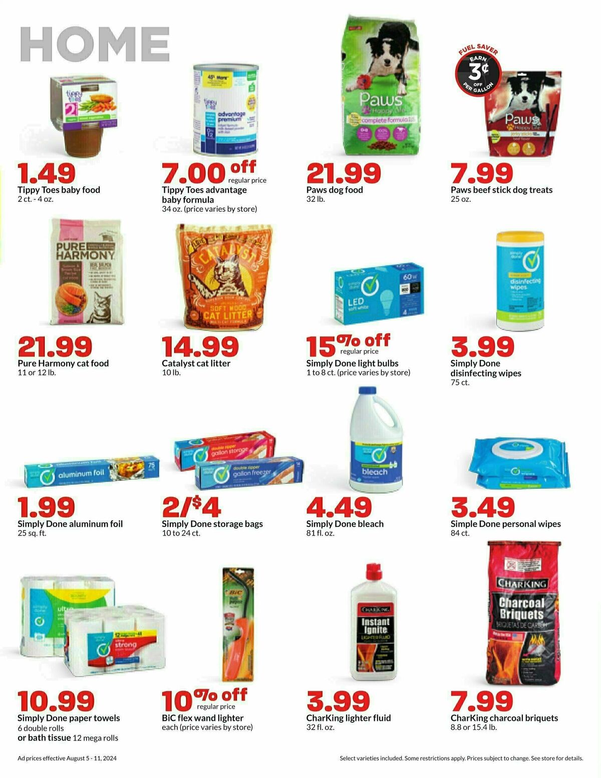 Hy-Vee Weekly Ad from August 5