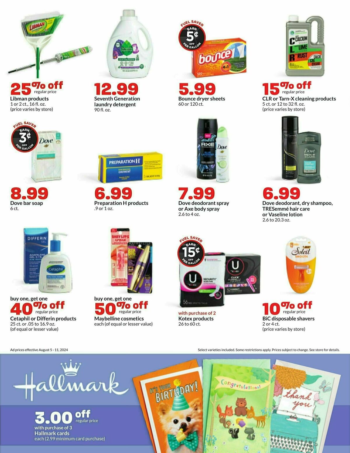 Hy-Vee Weekly Ad from August 5