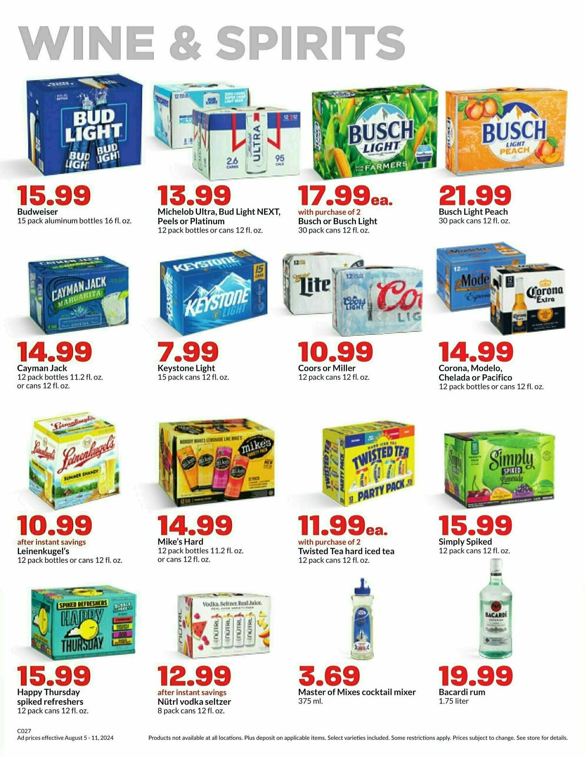 Hy-Vee Weekly Ad from August 5